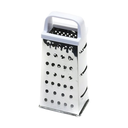 Chef Craft Chef Craft Silver/White Plastic/Stainless Steel 4-Sided Pyramid Grater 21387